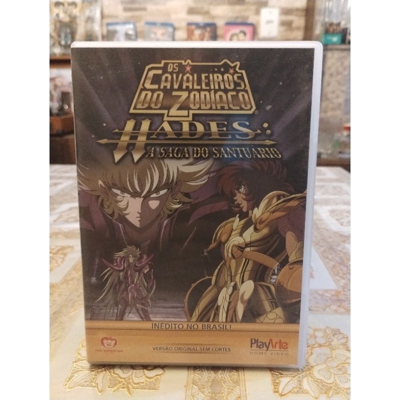 Dvd Os Cavaleiros do zodíaco Hades A Saga do Santuário Vol 2