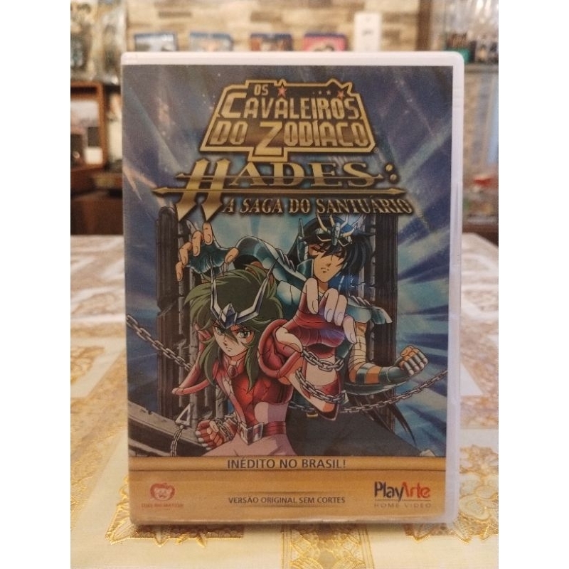 Dvd Os Cavaleiros do zodíaco - Hades a Saga do Santuário Vol 3