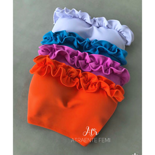 Novidade Croped top feminino social bojo alto premium