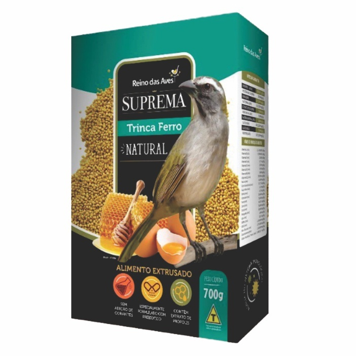 Suprema Trinca Ferro Natural 700g Extrusada - Reino Das Aves