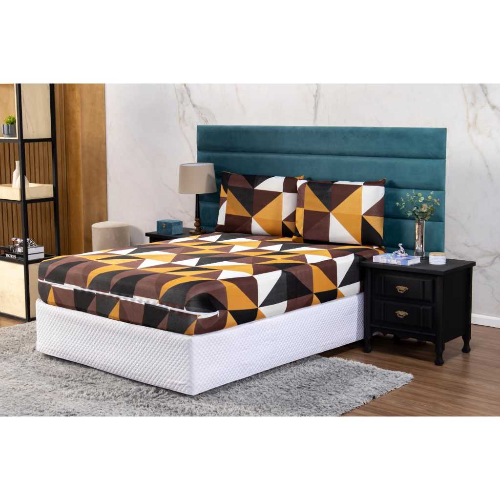 Capa de Colchão Malha Gel Cama de Solteiro Quarto Protetora