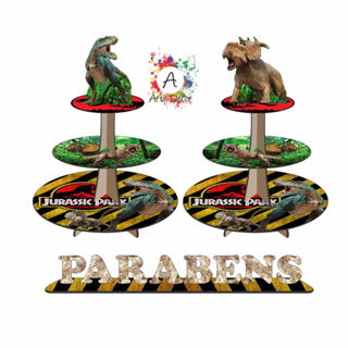 Dinossauros Kit Baleiro suporte para doces enfeites de festa Kit Enfeites kit festa em Oferta na Shopee