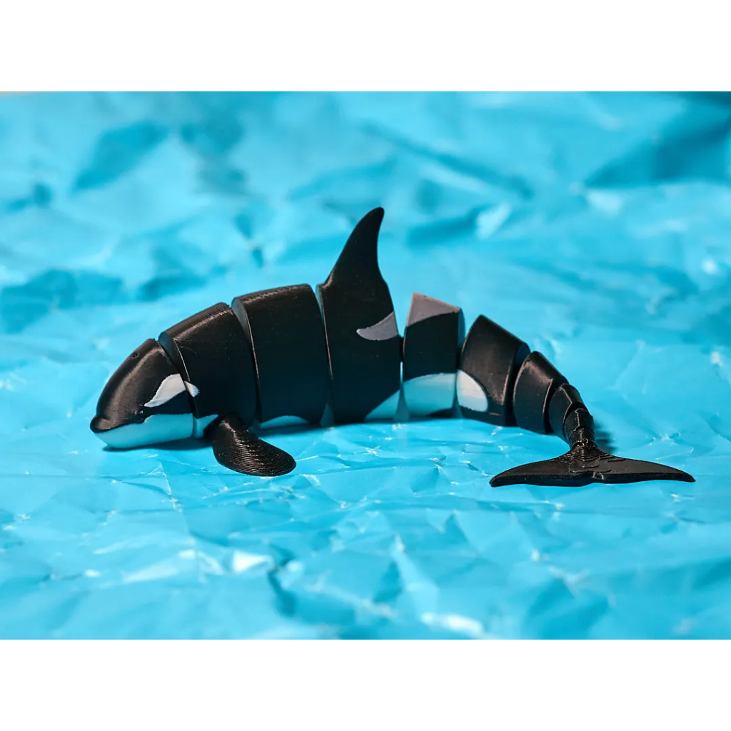 Melhor Brinquedo Orca Articulado Baleia Divertido e Cativante