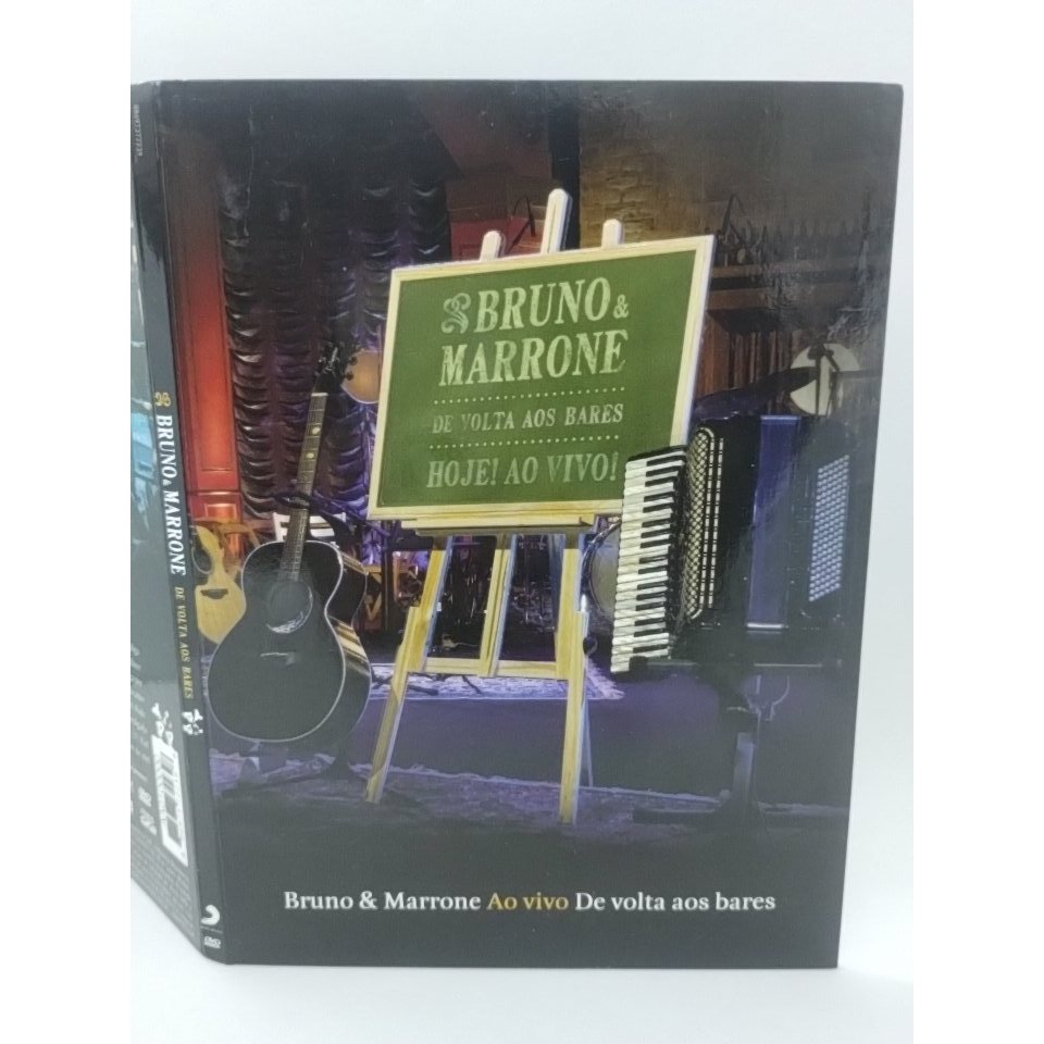 DVD Bruno & Marrone De Volta Aos Bares Ao Vivo 2009 Digipack