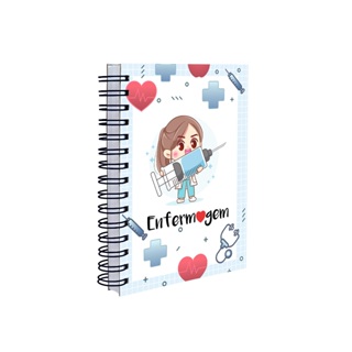 Caderno de Enfermagem com 100 folhas para anotações em Oferta na Shopee
