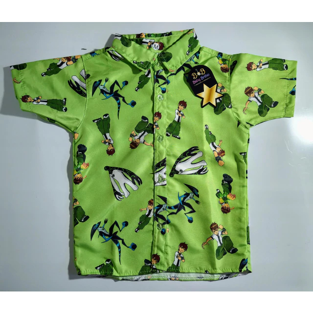 Camiseta Camisa Infantil Menino Ben10 com Gravata Festa Aniversário Ben 10