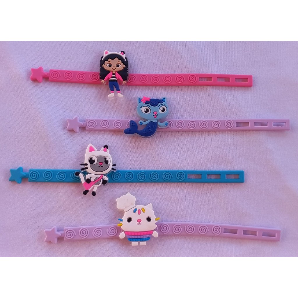 Kit 15 Pulseiras a Casa Mágica da Gabby - Lembrancinha Infantil
