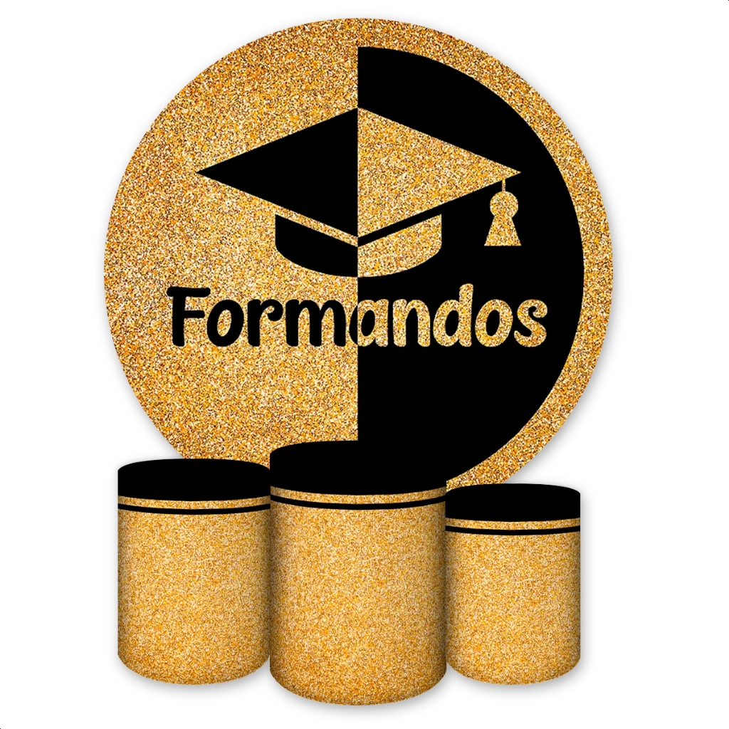 Capas Painéis de Festa Sublimados Vários Modelos Tema Formatura & ABC