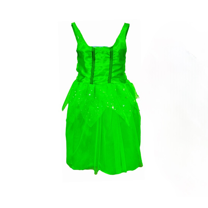 Vestido Sininho fantasia infantil Tinker Bell roupa sininho festa menina