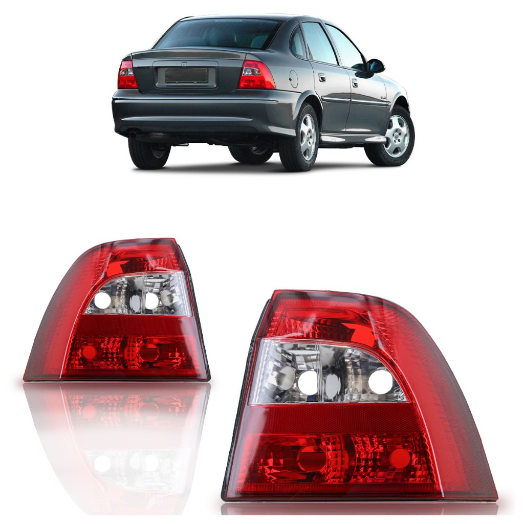 Lanterna Traseira Vectra 2000 2001 2002 2003 2004 2005 Bicolor Lente Lisa Acrilico em Oferta na Shopee
