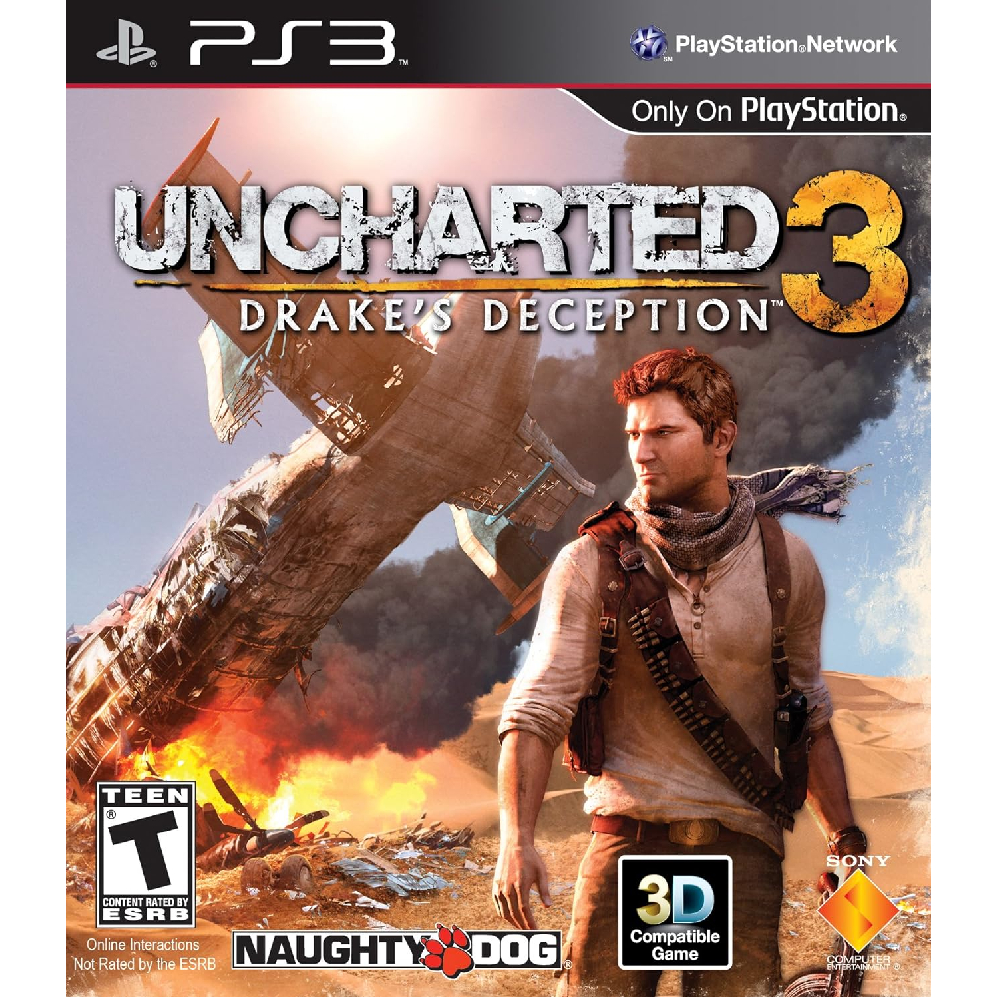 Jogo Uncharted 3 - Usado - Ps3 - Midia Fisica