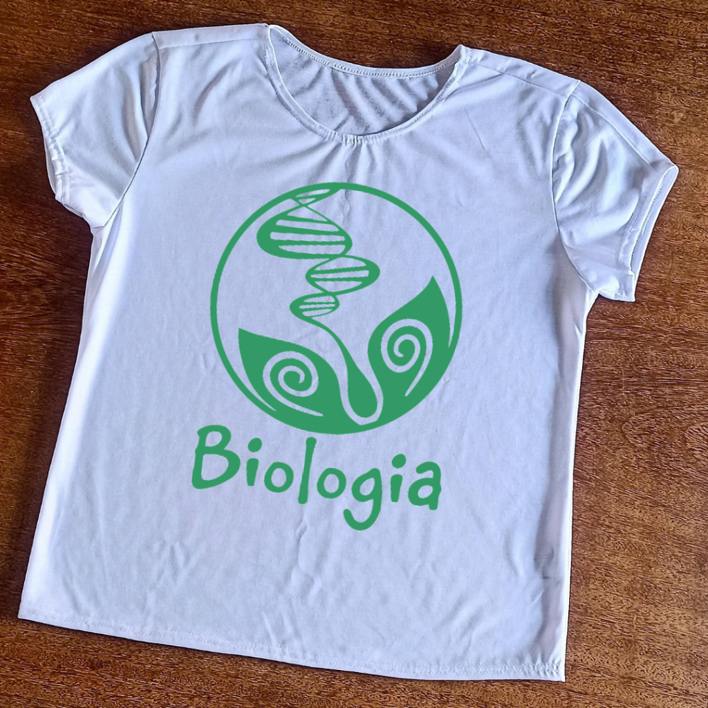 Camiseta de Biologia Logo - Baby Look Feminina