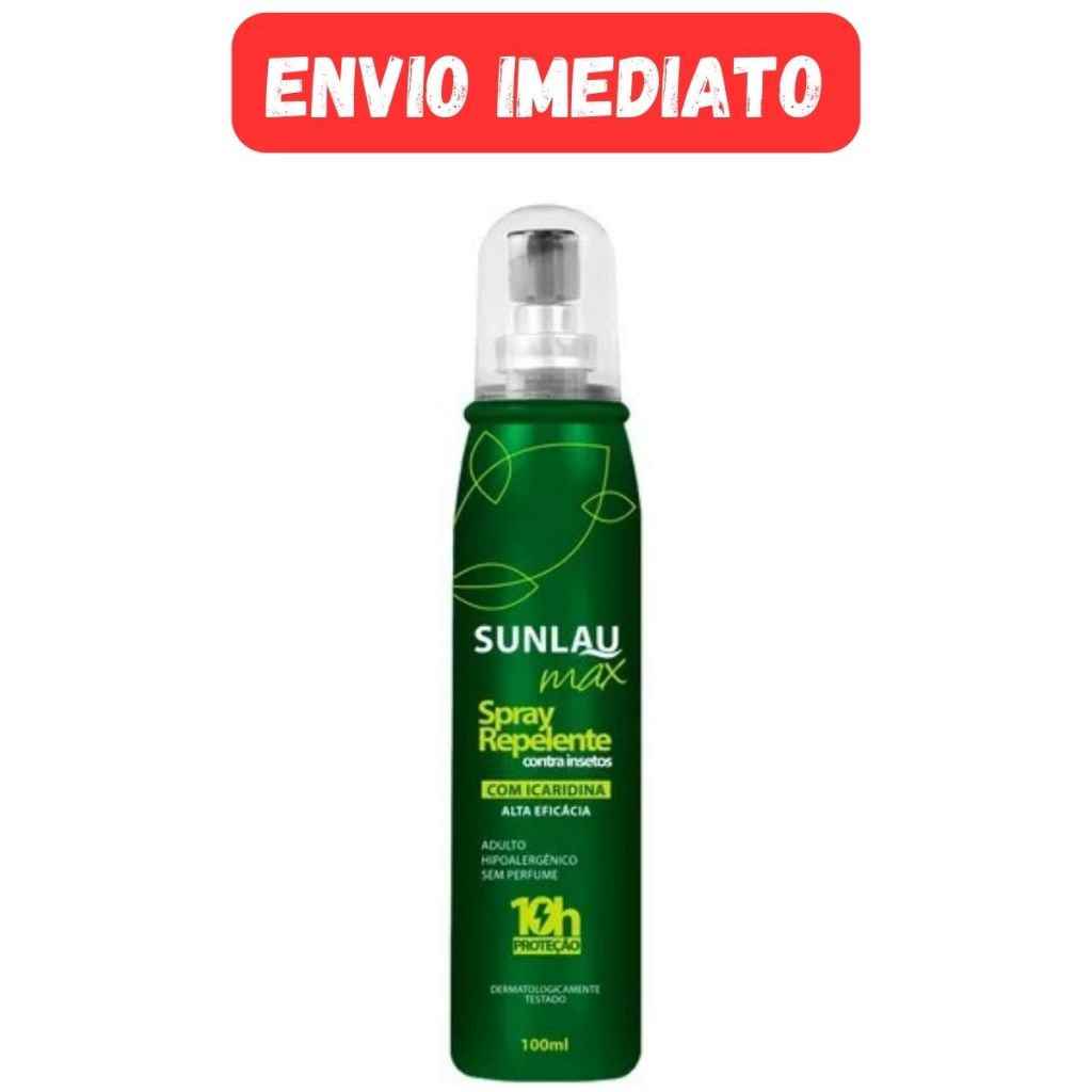 Repelente Spray Contra Insetos com Icaridina Max Duração 10 Horas 100ML - Henlau em Oferta na Shopee