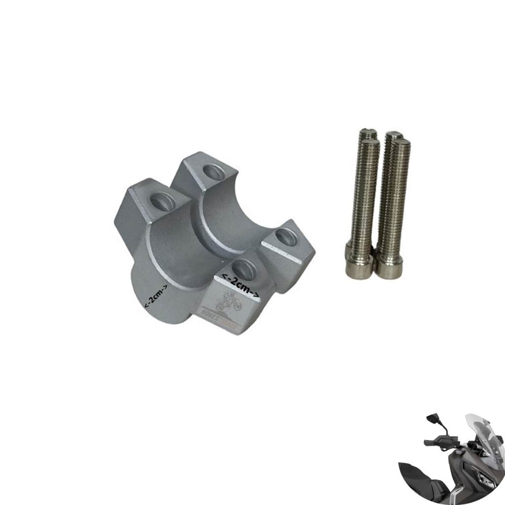 Alongador Guidao Riser Adv Xadv Cb 1000r Cb 500x Cb 500f 28mm Par
