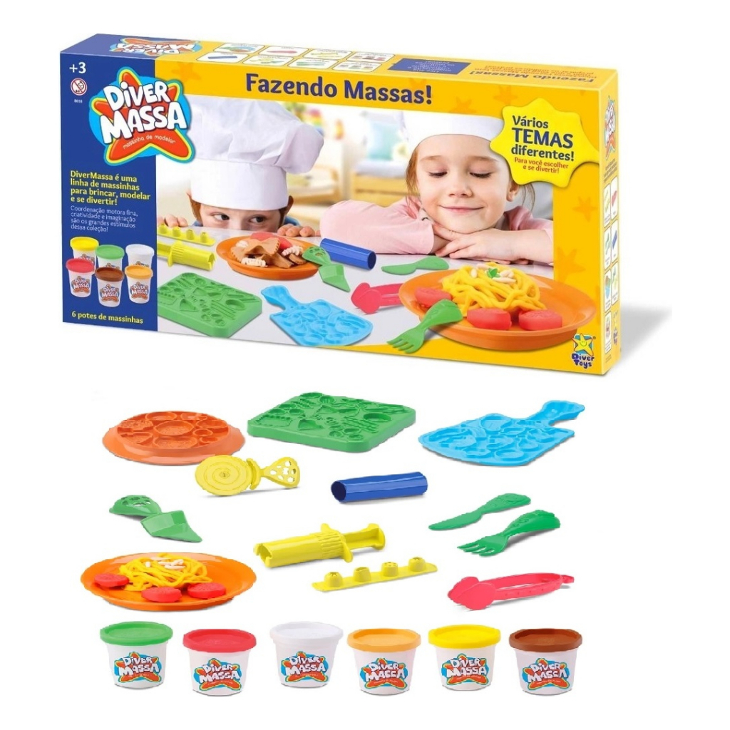 Brinquedo slime Massinha Fazendo Pizza Brinquedo Pizzaiolo Pizza Diver Massa menina menino em Oferta na Shopee