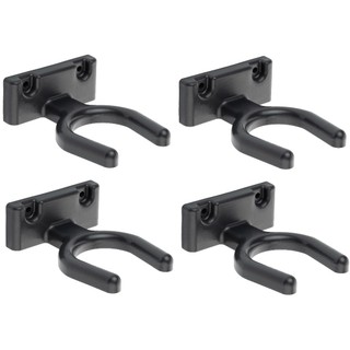 Kit 4 Suporte Ajustável de Parede Para Violão Ukulele Cavaco Parede Preto