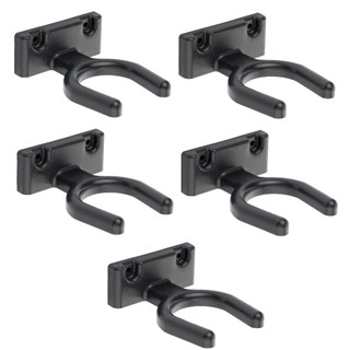 Kit 5 Suporte Ajustável de Parade Para Violão Ukulele Cavaco Parede Preto