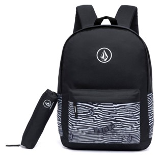 Mochila Volcom Bolsa Escolar Estojo Reforçada Grande Espaçosa em Oferta na Shopee