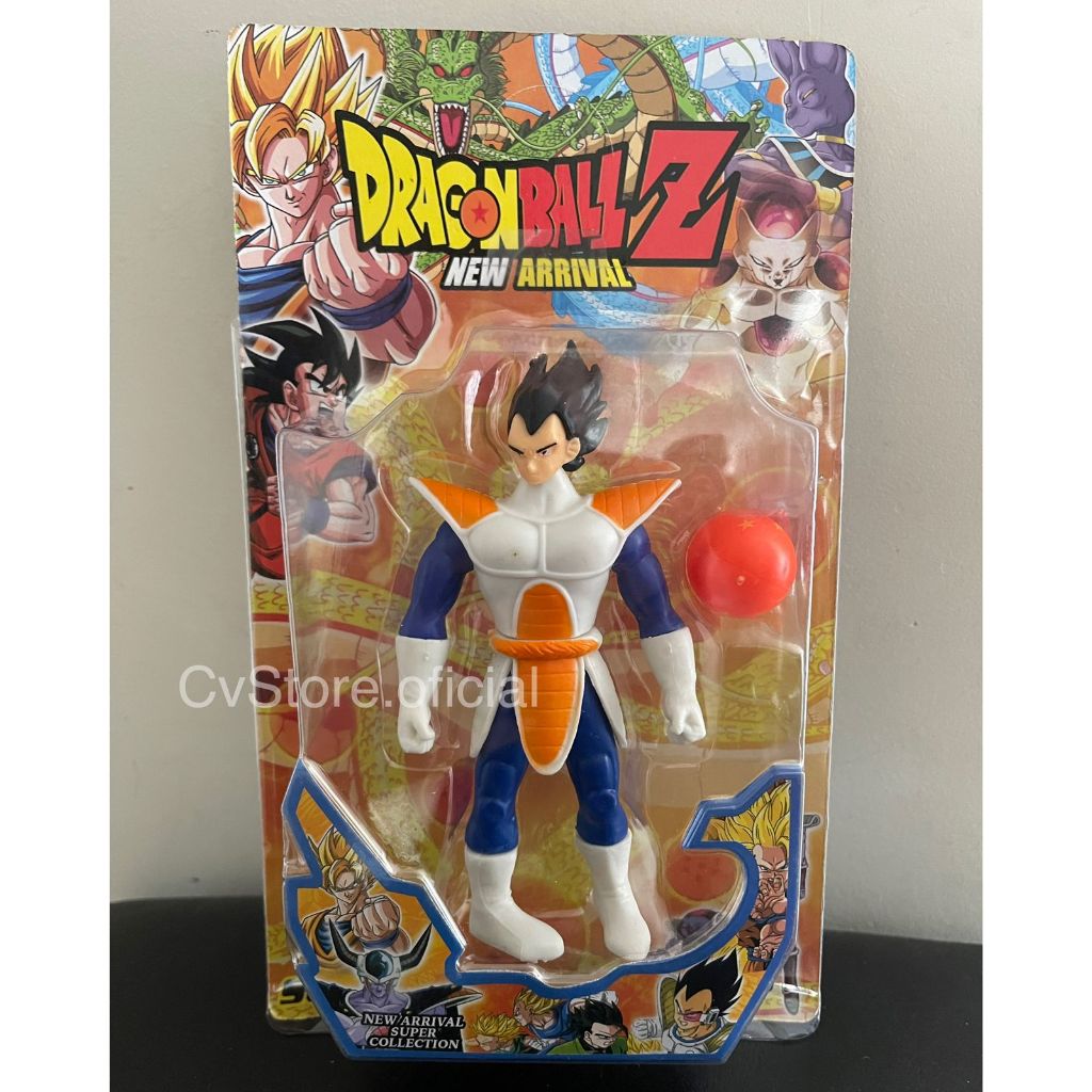 Kit Boneco Vegeta + Esfera Do Dragão Dragon Ball Z Articulado Aventureiro Personagem Dbz Anime Herói Colecionador em Oferta na Shopee