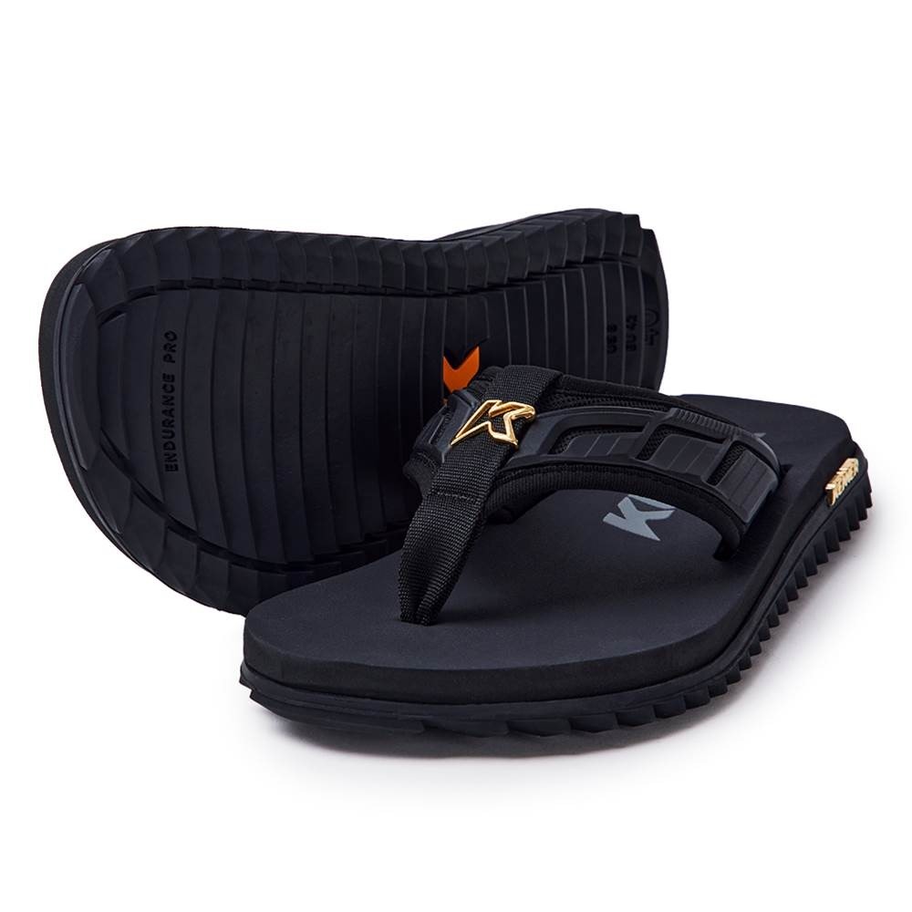 Sandalia Kenner Chinelo Kivah Full Force Masculino DKD Preto Original - Men Shoes
