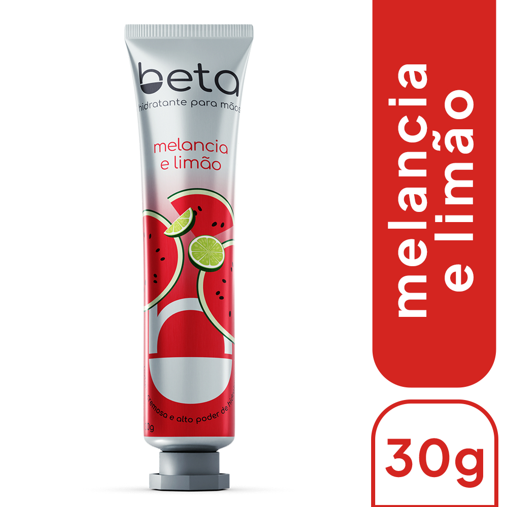 Creme Hidratante Para As Mãos Beta - Melancia E Limão - 30g em Oferta na Shopee