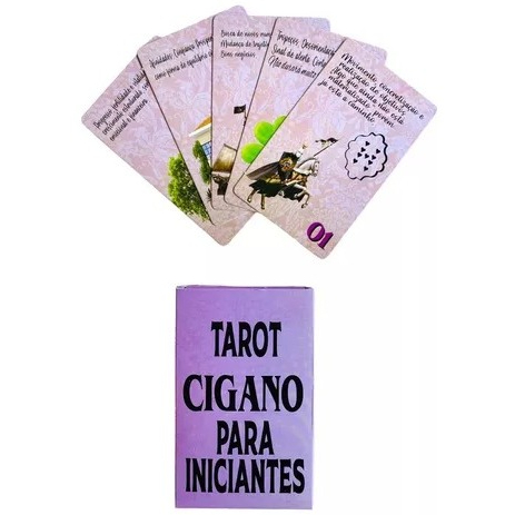 Baralho Tarot Cigano Para Iniciantes 36 Cartas C/ Significados