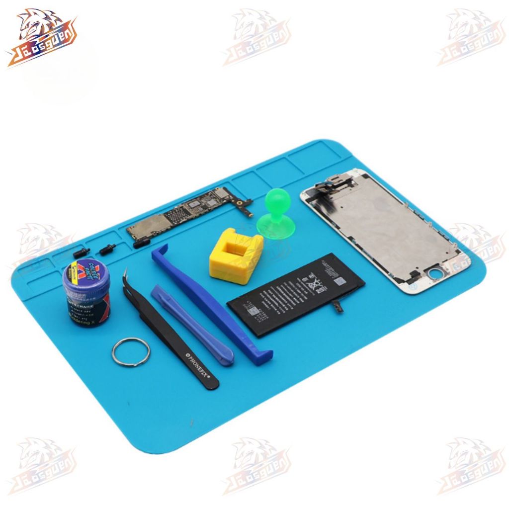 Estação de Trabalho Manta Magnética Silicone Antiestática Bancada Silicone 32x23mm Manutenção
