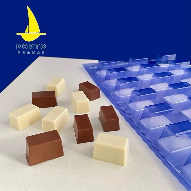 Forma Profissional Para Chocolate C/ Silicone Bombom Bis Porto P226 em Oferta na Shopee