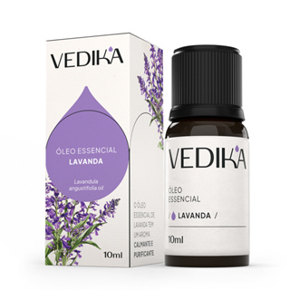 Óleo Essencial Vedika Lavanda 10ml - 100% Puro e Natural em Oferta na Shopee
