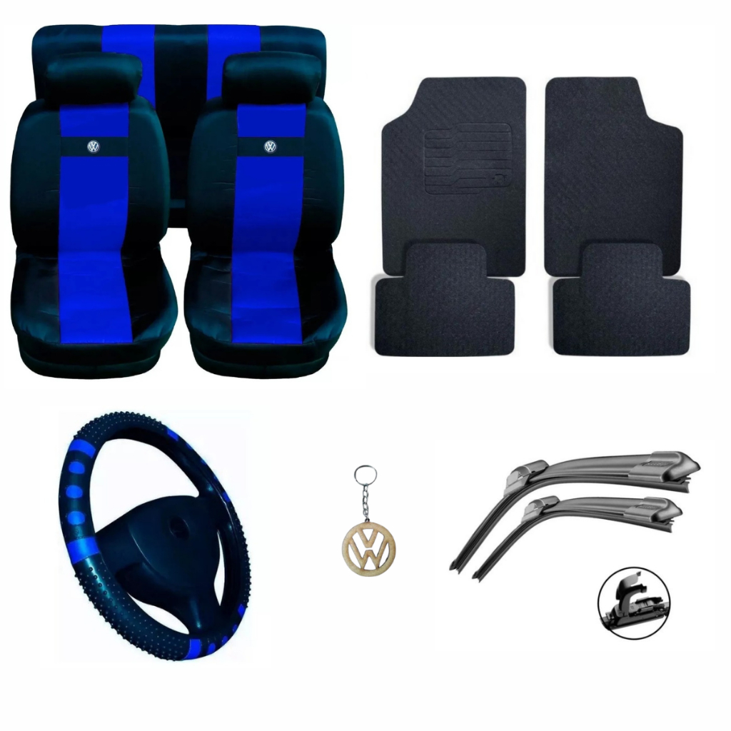 Capa Para Banco Automotivo Carro Tecido/N Gol G2 G3 G4 G5 G6 Voyage Polo Virtus Fox Voyage Parati Bora Crossfox Spacefox