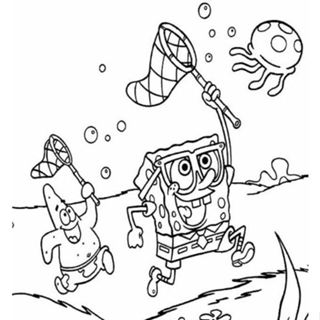 Kit 50 Desenhos divertidos Bob Esponja  (Encadernado) em Oferta na Shopee