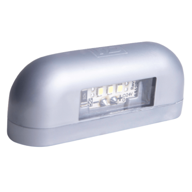 Lanterna Luz de Placa Traseira Caminhão Carreta Van Onibus Carretinha 12v 24v Bivolt Sinaleira