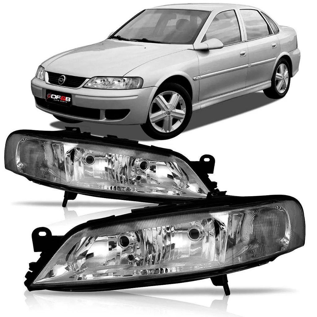 Farol Vectra Mascara Cromada 2000 01 02 03 04 05 Serve 97 98