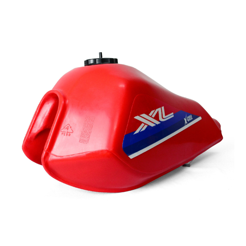 Tanque de Combustível Plástico 11 Litros XL 250 / XLX 250 / XLR 250 - Azul Branco Preto Vermelho