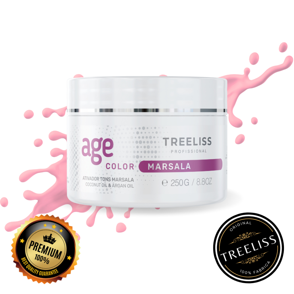 Matizador Age Color Treeliss Profissional marsala