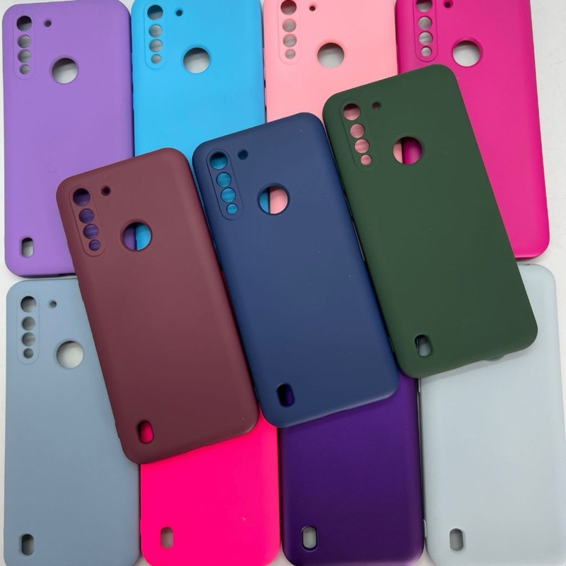 Capa Para Motorola Moto G8 Power Lite Kit Capa + Pelicula 3D ou So 1 Capinha  Aveludada em Oferta na Shopee
