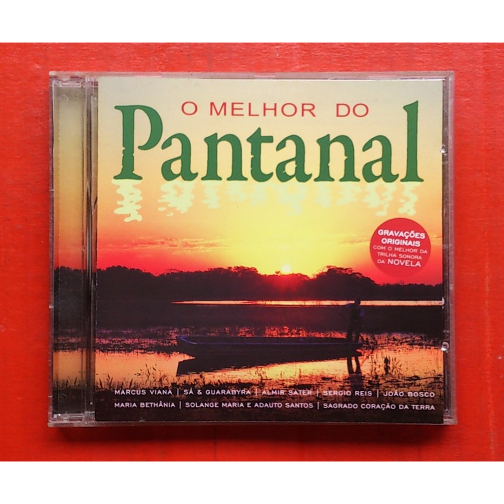 Cd Pantanal - O Melhor do Pantanal - Novela - Trilha Sonora