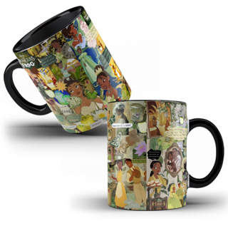 Caneca de Porcelana Princesa Tiana Filme A Princesa E O Sapo em Oferta na Shopee