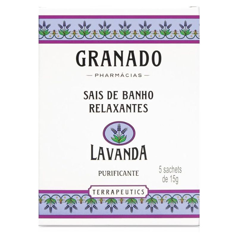 Sais de Banho Granado Terrapeutics Lavanda 5 x 15g
