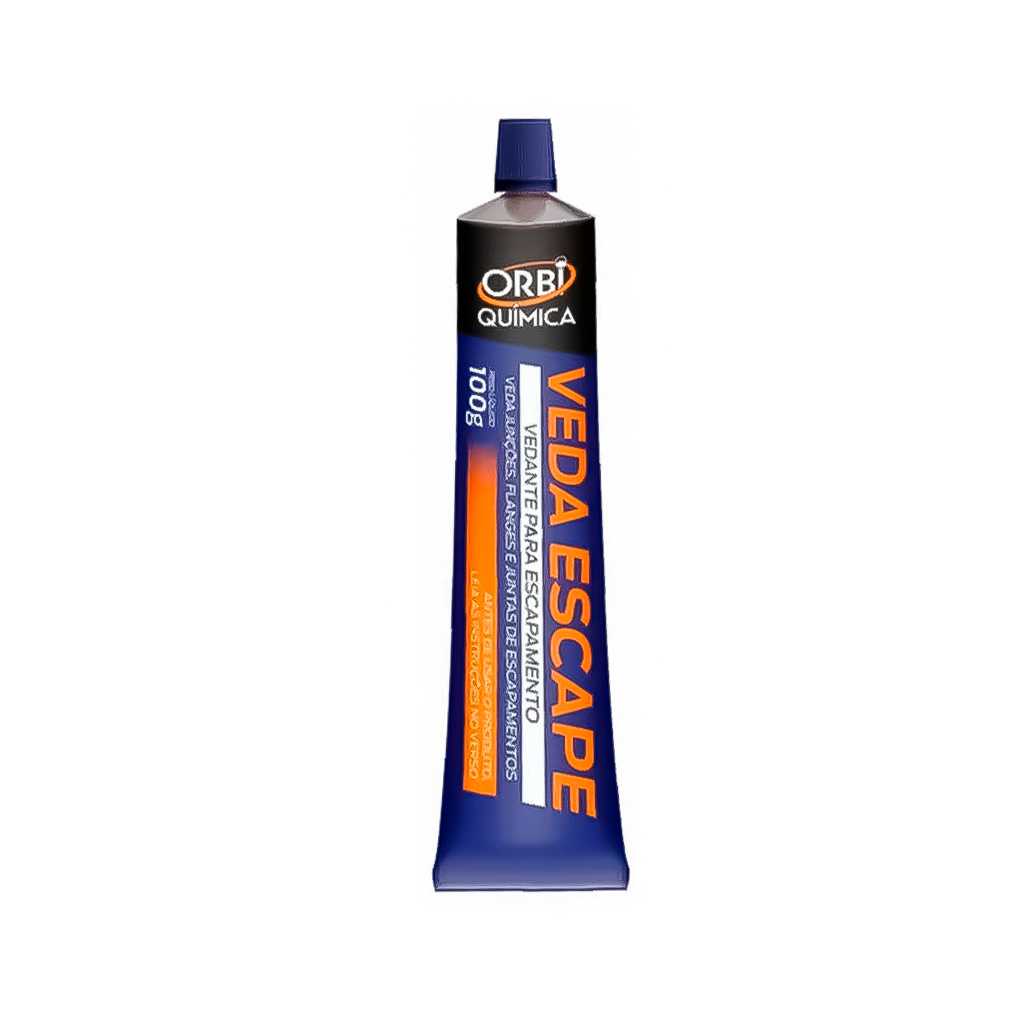 Cola Adesivo Veda Escapamento de Alta Temperatura 100g Motos Caminhão Carros Mundial - Home & Living