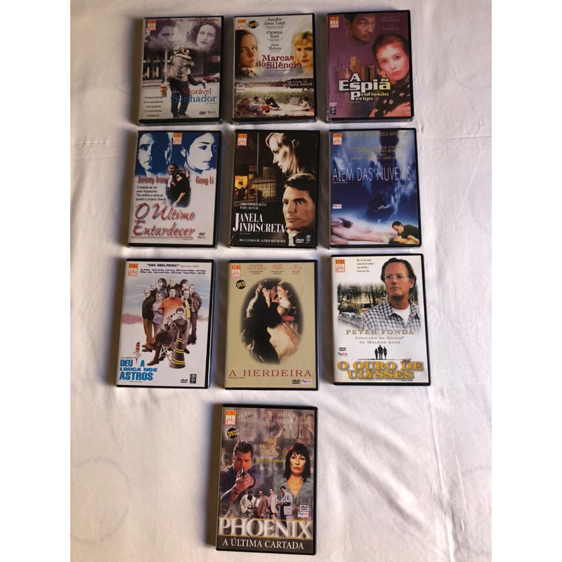 DVDs Cine DVD Caras 10 Sendo 8 Lacrados