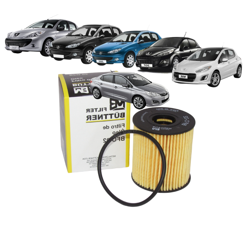 Filtro De Óleo Motor Peugeot Citroen 1.4 / 1.5 / 1.6 / 2.0 em Oferta na Shopee