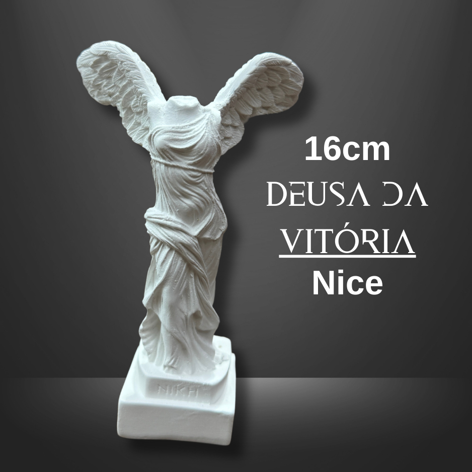 Escultura Decorativa Grega Deusa Vitória de Samotrácia 16cm | Estátua Estatueta Deusa Nice em Oferta na Shopee
