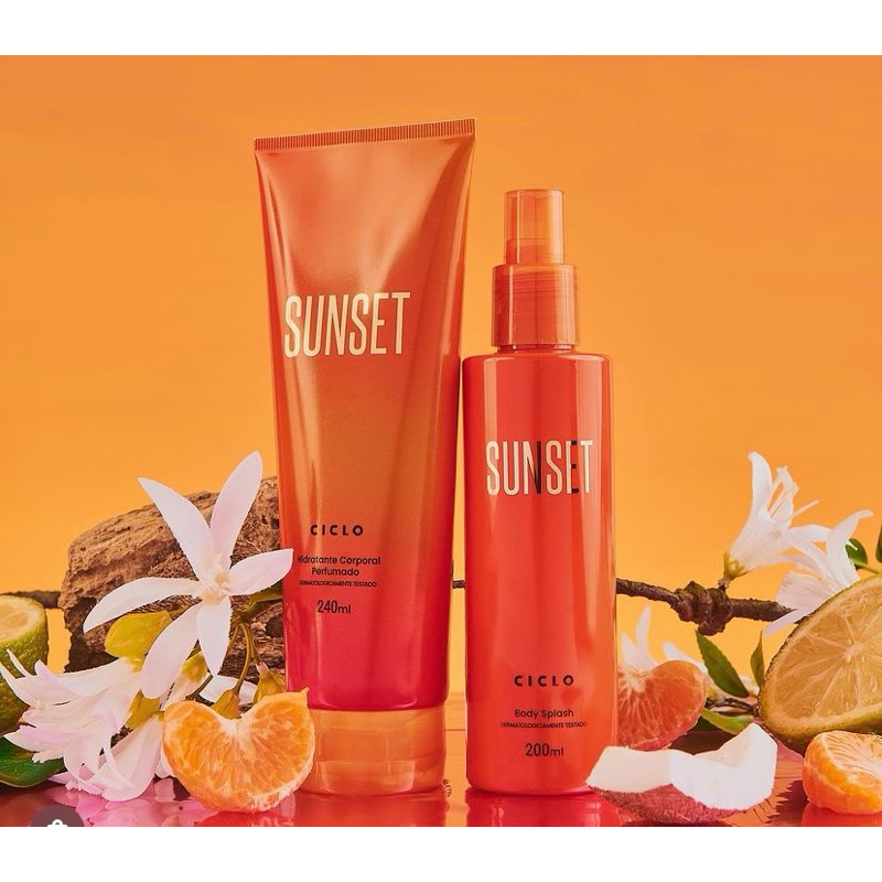 Hidratante e Splash Sunset