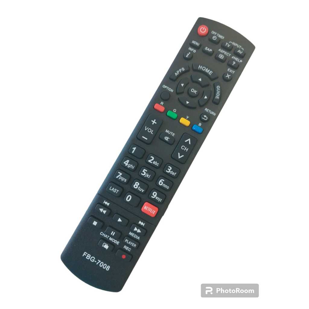 Controle Remoto Compativel Tv Panasonic Viera LED LCD TC-32AS600B FBG-7008
