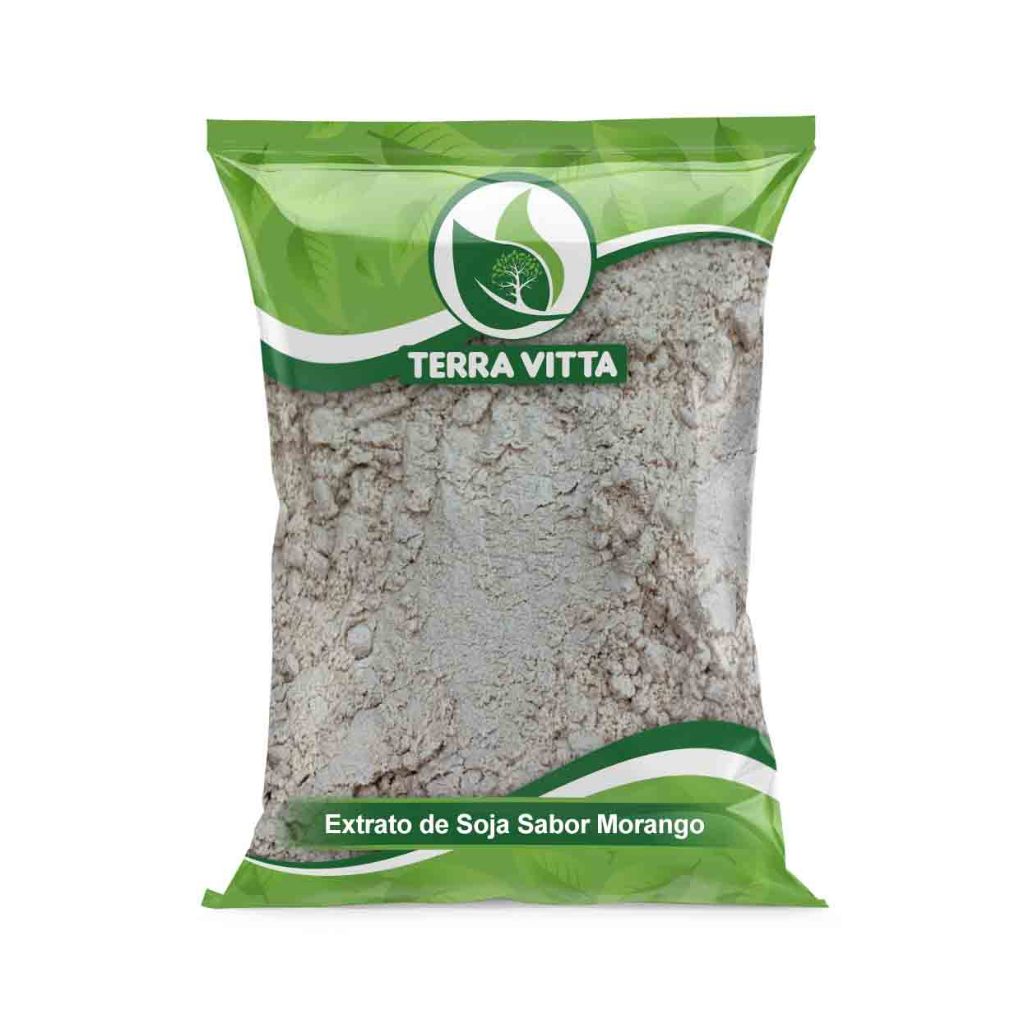 Extrato de Soja Sabor Morango 1Kg - Food & Beverages