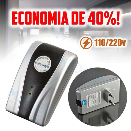 Economizador Energia Portátil Tomada Saving Box Anti Desperdício