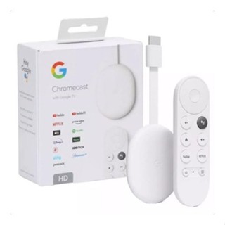 Google Chromecast 4 Hd 4º Geração Hd Netflix Youtube Ga03131 Ga03131-us 4ª Geração De Voz Hd 8gb Branco Com 2gb De Memória Ram