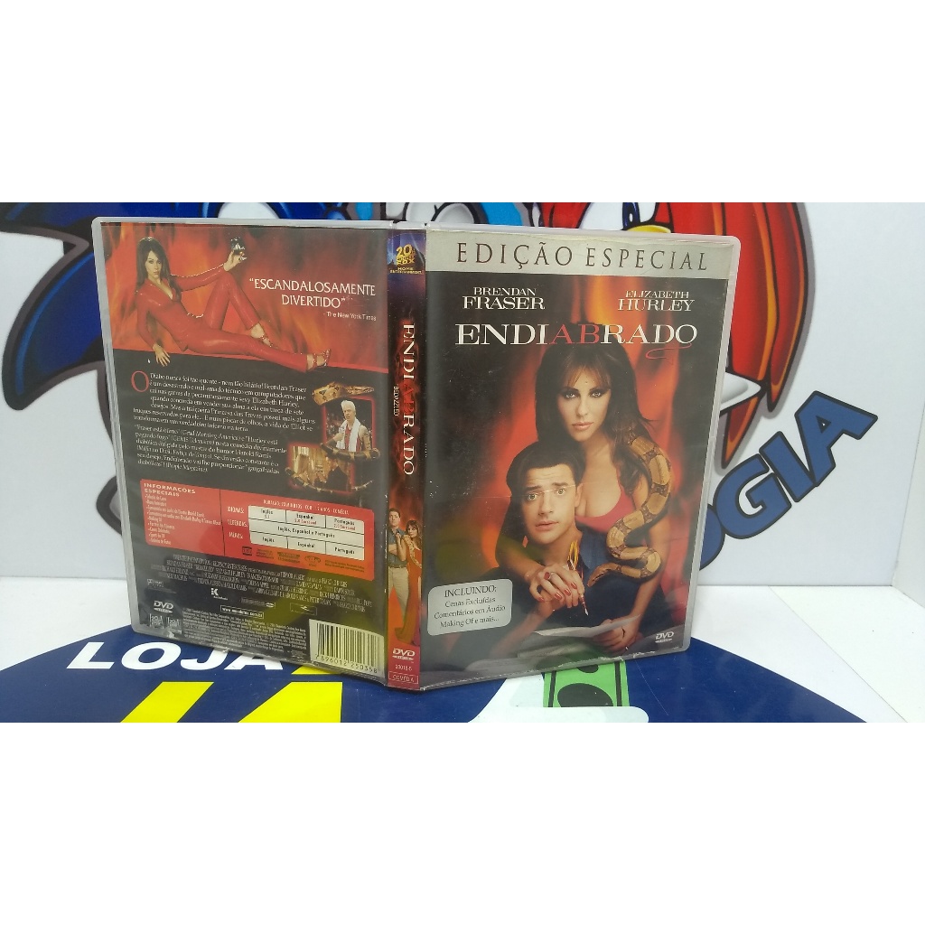 capa vazia endiabrado  brendan fraser dvd