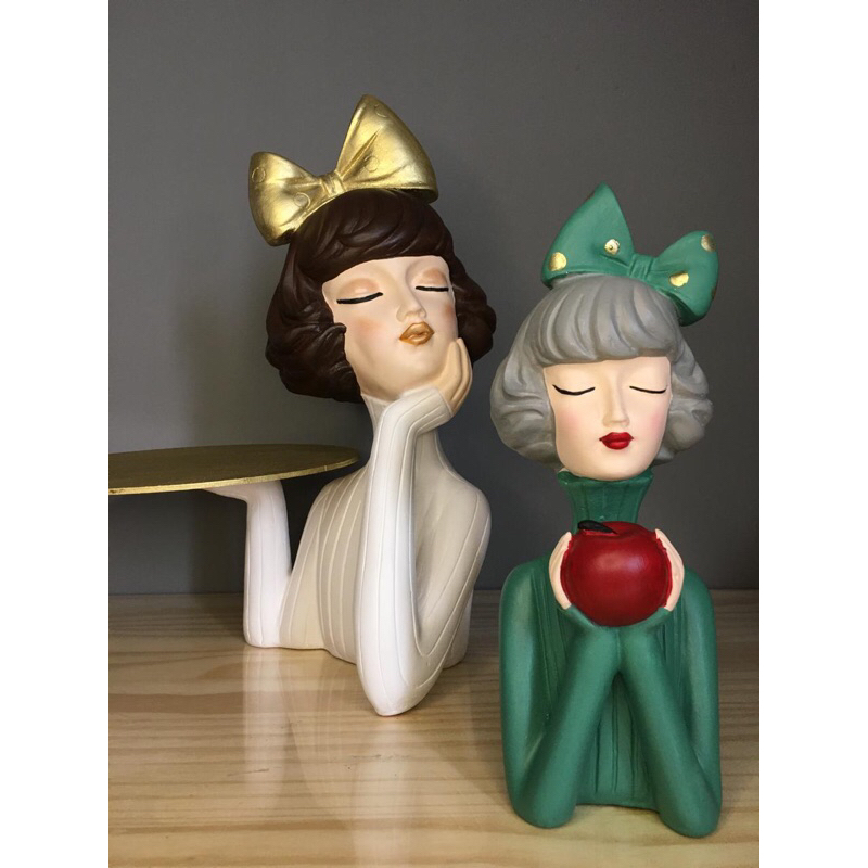 Kit Busto Milli Para Decoração Sofisticada